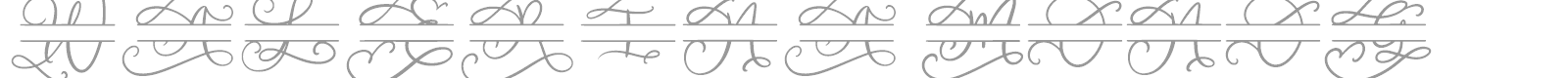 Walerina Monogram font preview